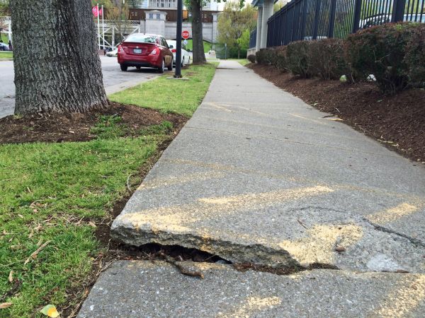 Cement Sidewalk Repair in Burnsville